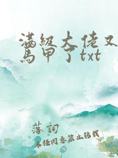 满级大佬又被拆马甲了txt