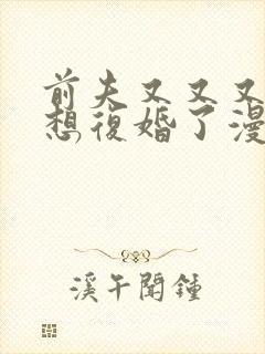 前夫又又又又又想复婚了漫画免费阅读