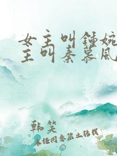 女主叫钟婉婉男主叫秦慕风的小说