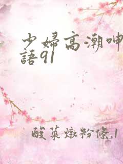 少妇高潮呻吟浪语91