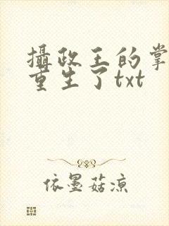 摄政王的掌中娇重生了txt