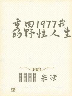 重回1977我的野性人生短剧全集免费观看