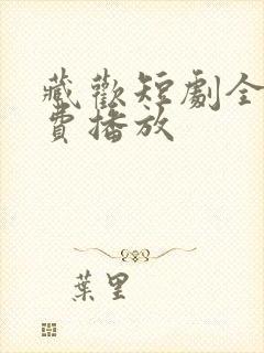 藏欢短剧全集免费播放