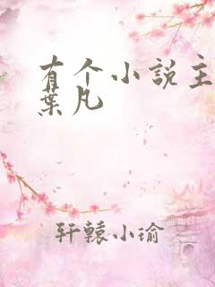 有个小说主角叫叶凡