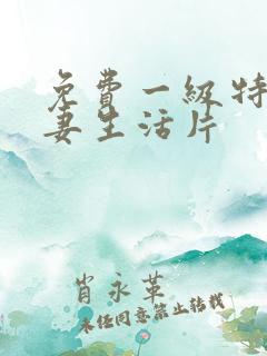 免费一级特黄夫妻生活片