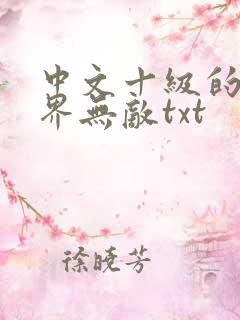 中文十级的我异界无敌txt