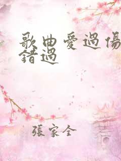 歌曲爱过伤过到错过