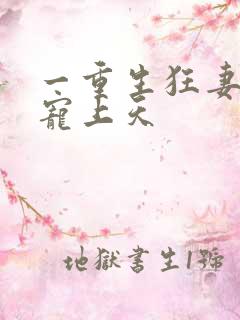 一重生狂妻大佬宠上天