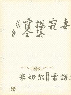 《霍总宠妻无度》全集