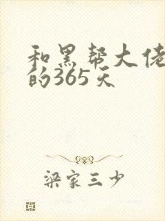 和黑帮大佬和我的365天