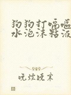 狗狗打嗝呕吐黄水泡沫粘液