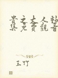 贵之大人动漫全集免费观看