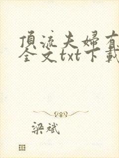 顶流夫妇有点甜全文txt下载