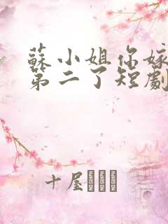 苏小姐你嫁错人第二了短剧免费观看