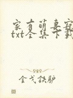 家有萌妻宠上天txt全集下载