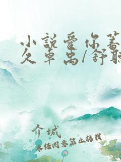 小说爱你蓄谋已久卓禹/舒听澜最新章节阅续