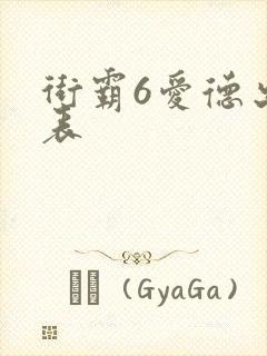 街霸6爱德出招表