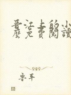 晋江上的小说怎么免费阅读