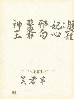 神医邪妃:腹黑王爷勾心宠免费阅读全文