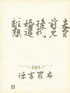 离婚后前夫总是想追我免费阅读小说