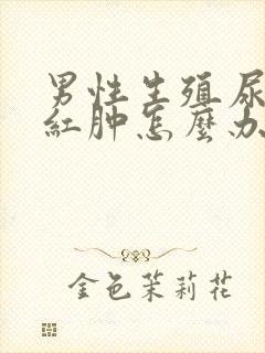 男性生殖尿道口红肿怎么办