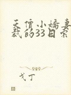 天价小娇妻,总裁的33日索情全文免费