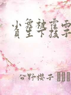 小舞被霍雨浩欺负生下孩子小说