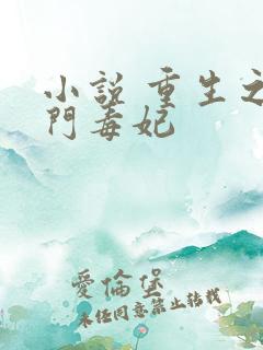 小说 重生之将门毒妃