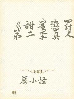 《甜蜜惩罚2》第二季真人版