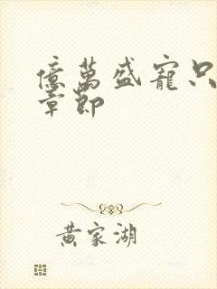 亿万盛宠只为你章节