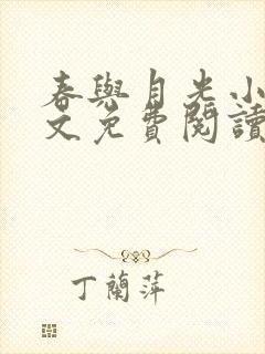 春与月光小说全文免费阅读