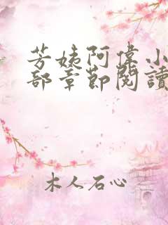 芳姨阿伟小说全部章节阅读小说