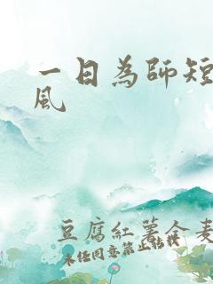 一日为师短剧陈风