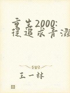 重生2000:从追求青涩校花同桌开始原著作者
