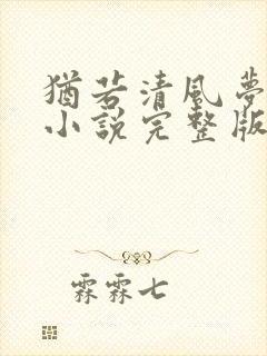 犹若清风梦了云小说完整版