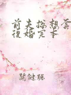 前夫总想套路我复婚完本