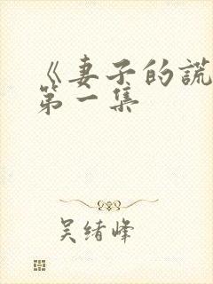 《妻子的谎言》第一集