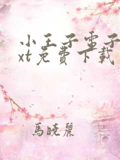 小王子电子书txt免费下载