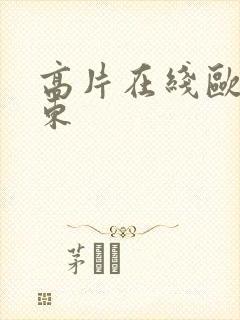 高片在线欧美精东