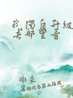 我独自升级动漫去哪里看