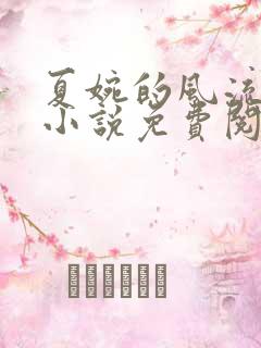 夏婉的风流人生小说免费阅读