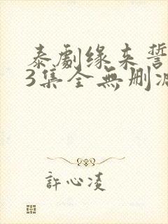 泰剧缘来誓你13集全无删减