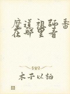 魔道祖师番外篇在哪里看