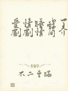 爱情睡醒了电视剧剧情简介