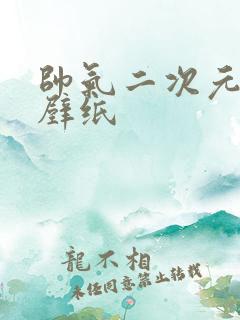 帅气二次元男生壁纸