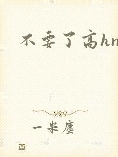 不要了高hnp