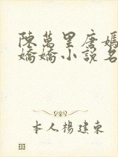 陈万里唐嫣然宋娇娇小说名