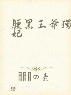 腹黑王爷独宠王妃