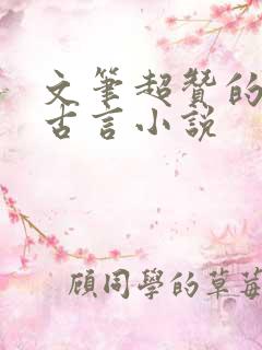 文笔超赞的宅斗古言小说