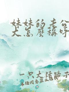 妹妹的老公比我大怎么称呼